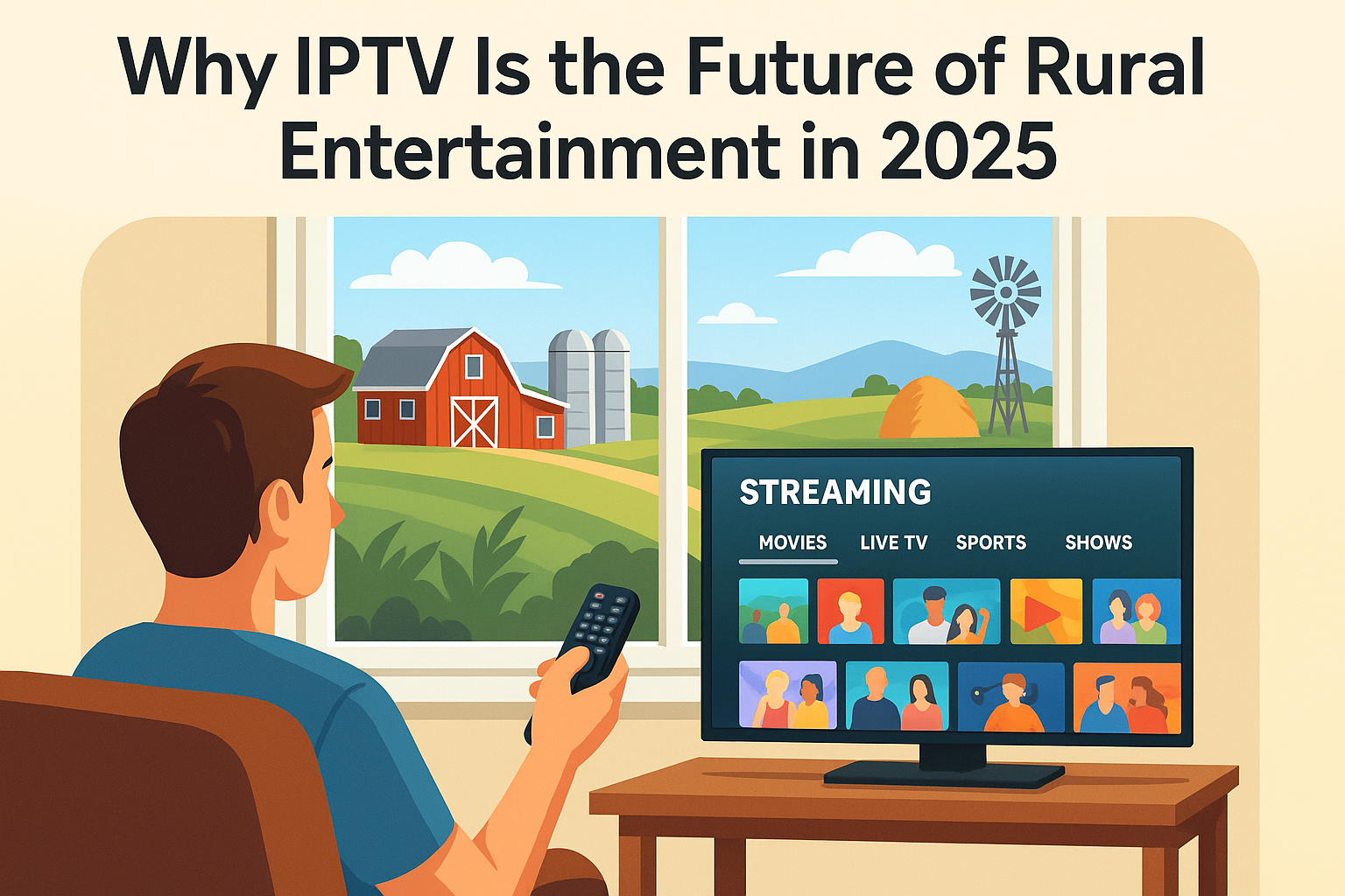 Why IPTV Is the Future of Rural Entertainment in 2025 - ULTRA IPTV PRO